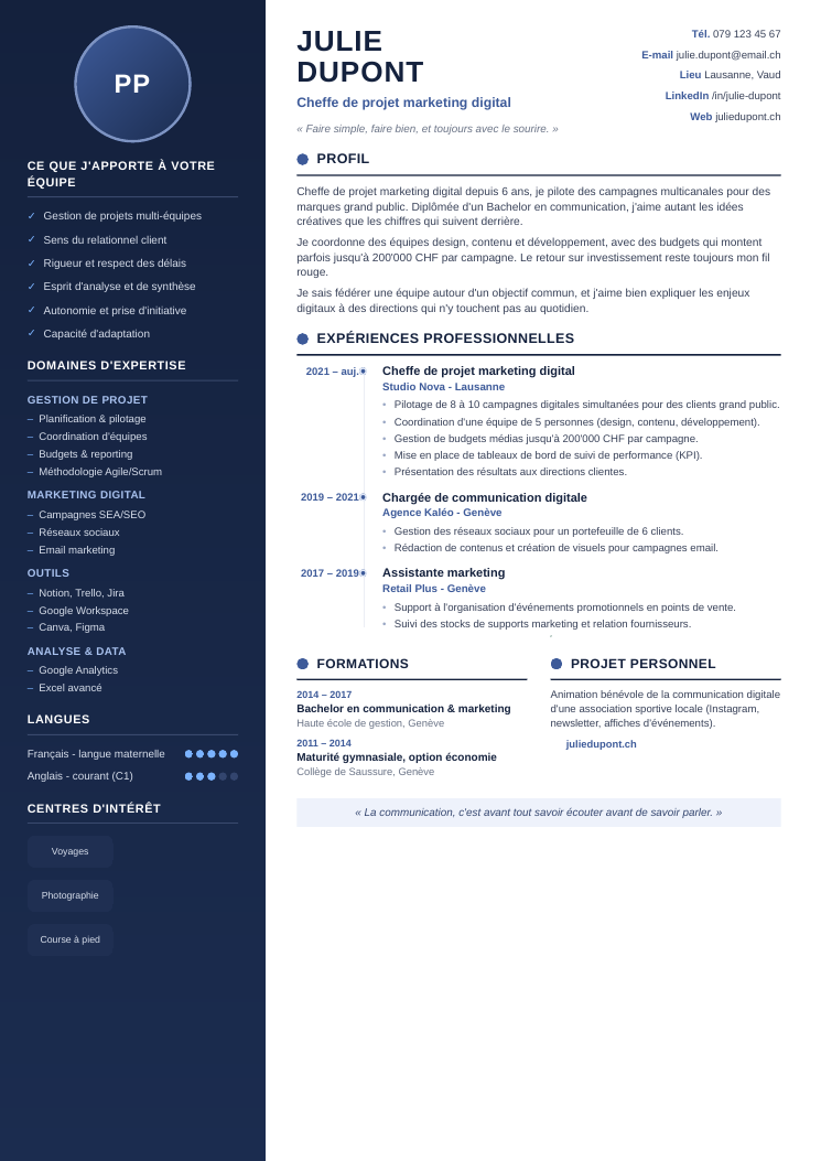 Aperçu du modèle Navy Timeline